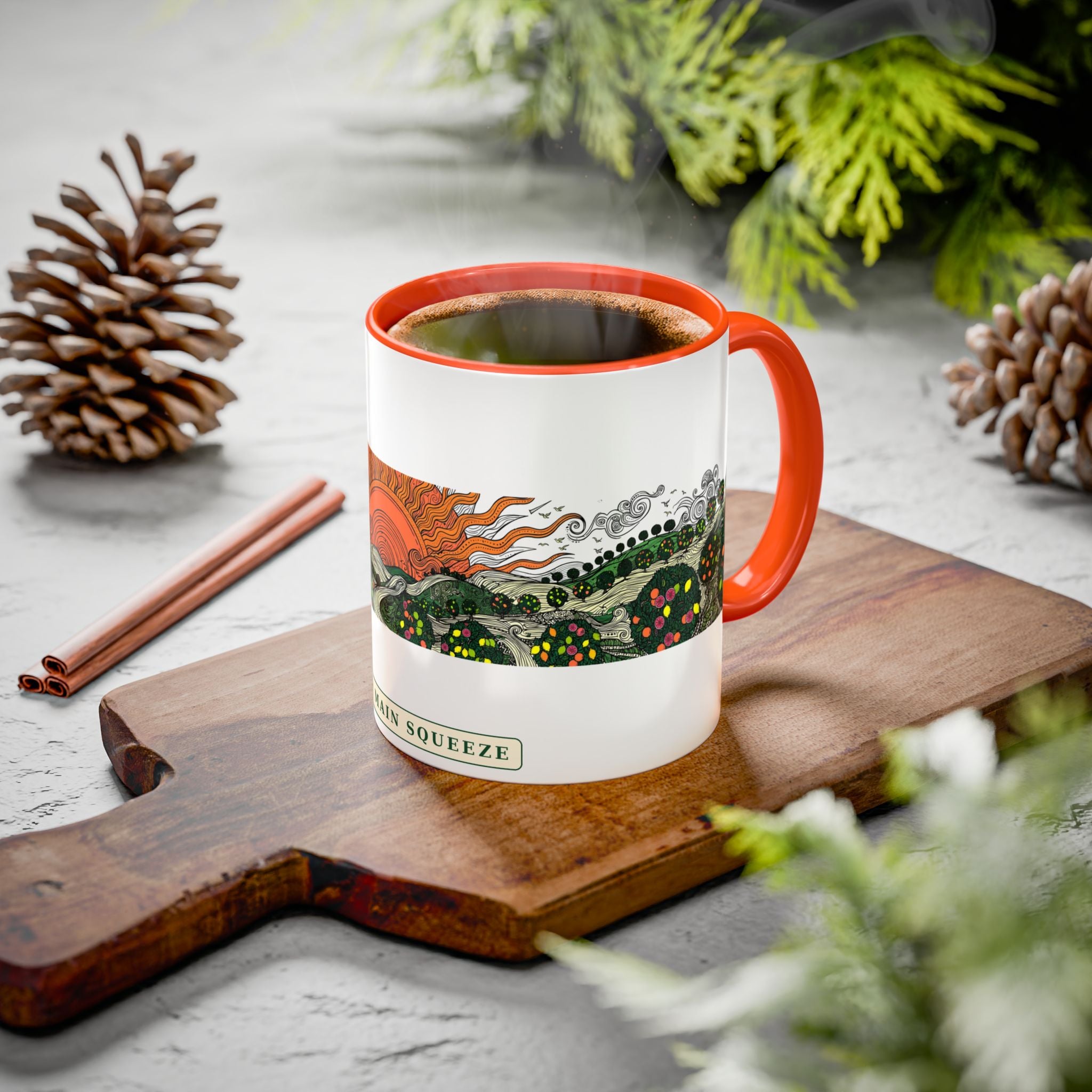 Citrus Grove Sunrise Mug - 11oz