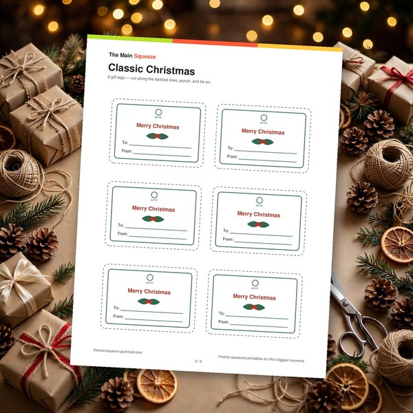 Holiday Gift Tag Collection