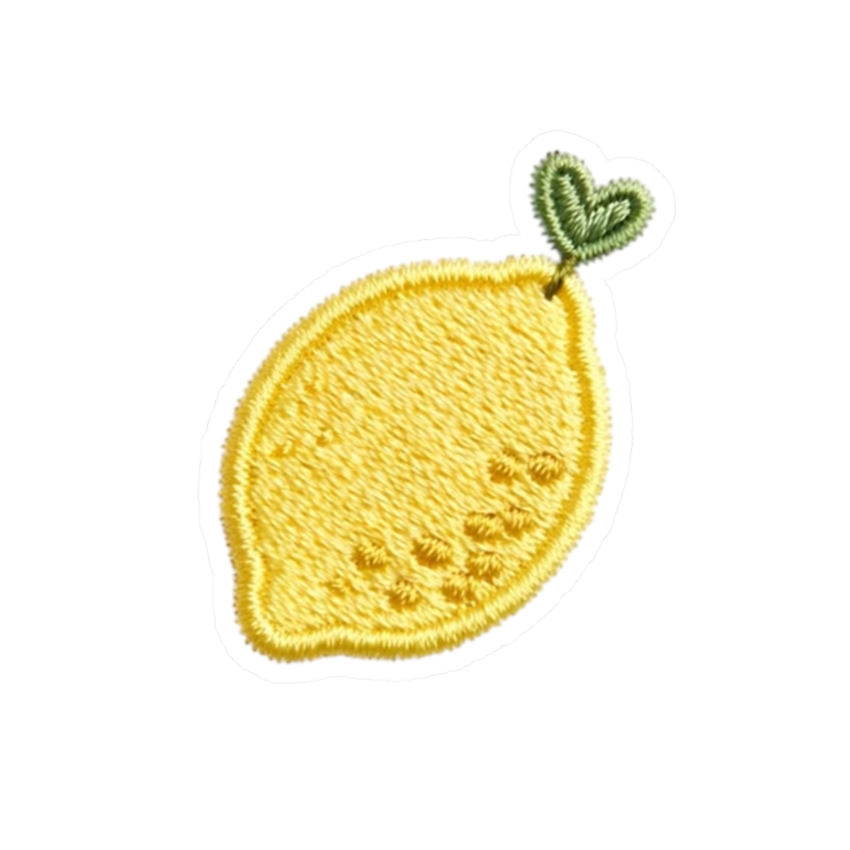 Cute Lemon Kiss-Cut Sticker