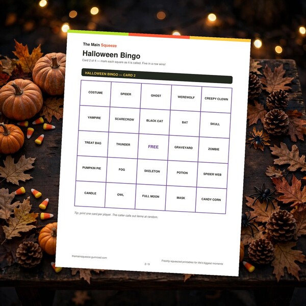 Halloween Party Games Pack